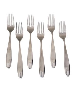 Gourmet Settings Stand By (Stainless) Forks - 6 Pieces